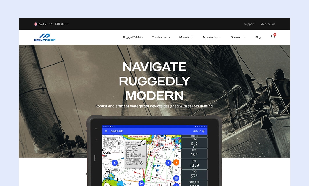 refonte multilingue et modernisation pour le site web sailproof