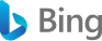 Logo Bing, moteur de recherche développé par Microsoft.