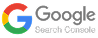 Logo Google Search Console, outil gratuit de suivi du référencement naturel.