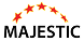 Logo Majestic, outil spécialisé dans l’analyse des backlinks.