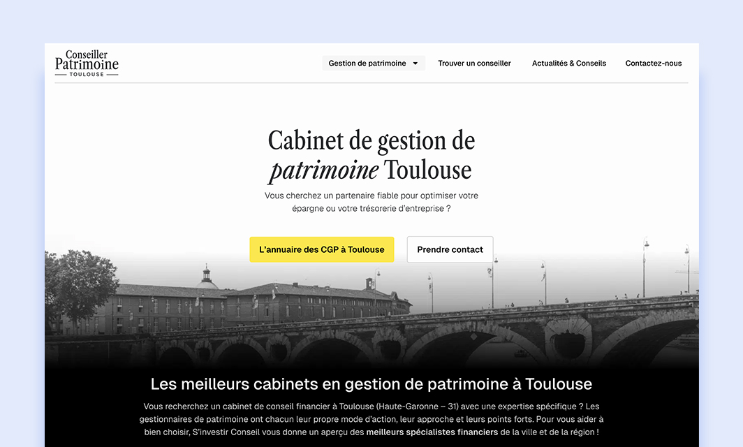 creation opitmisation seo s investir conseil